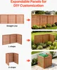 SucceBuy 3dílná sada dřevěných plotů, 810 x 920 mm, ideální Náhled obrázku produktu 3