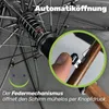 Eleganter Automatik Regenschirm Stockschirm mit Holzgriff Produktbild-Vorschau 6