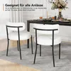 Puluomis Esszimmerstühle 8er Sets Küchenstühle Polsterstuhl Produktbild-Vorschau 3