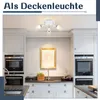 ZMH Deckenstrahler LED GU10 Rund 3 Flammig Mattweiß 350° Produktbild-Vorschau 5