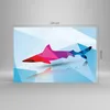 Bilder auf glas - Hai Illustration modern Grafik - 120x80cm Produktbild-Vorschau 3