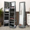 COSTWAY Armoire à bijoux, armoire à glace avec miroir Voir les images du produit 8