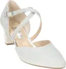 A single silver glitter shoe is shown from a diagonal angle against a white background. Voir les images du produit