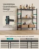SONGMICS Standregal aus Stahl, Stabiles Metallregal mit 3 Produktbild-Vorschau 5