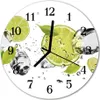 Glasuhr Wanduhr Küchenuhr Echt-Glas 30fi cm Limette grün Produktbild-Vorschau 1