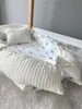 Nid pour bébé Jaju avec oreiller, Coton, 100 x 60 cm, blanc Voir les images du produit 2