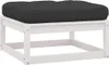 vidaXL Tabouret de jardin avec coussin blanc pin massif Voir les images du produit 9