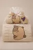 2er Set Badehandtücher für Kinder – Capybara – 70×140 cm + Produktbild-Vorschau 2