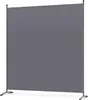 A gray room divider or privacy screen on a white background. Anteprima dell’immagine prodotto