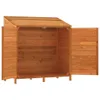 vidaXL Geräteschuppen Braun 102x52x112 cm Massivholz Tanne Produktbild-Vorschau 4