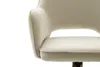 Close-up of a cream-colored armchair with corduroy upholstery. Produktbild-Vorschau