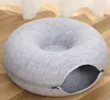 Betttunnel Donut Hausbett Anti-Stress-Spielzeug für Katzen Produktbild-Vorschau 24