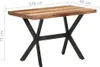 The Living Store Esstisch 120x60x75 cm Massivholz Produktbild-Vorschau 6