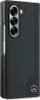 A black phone case with a textured surface and a Mercedes-Benz logo. Anteprima dell’immagine prodotto