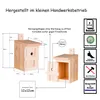 BigDean 5X Nistkasten für Meisen & Kleinvögel - Vogelhaus Produktbild-Vorschau 2