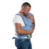 Decade Babytrage Tragetuch Neugeborene ab Geburt – Hellgrau Produktbild-Vorschau 4