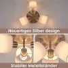 ZMH lampa sufitowa 3 płomienna czarna, reflektor sufitowy Podgląd zdjęcia produktu 4