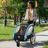HOMCOM 2 in 1 Kinderfahrradanhänger, Kinderanhänger, Produktbild-Vorschau 2
