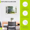 ARTland Wandbild Alu für Innen & Outdoor Hortensien am See Produktbild-Vorschau 3