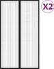 vidaXL Tende zanzariera per porte, 2 pezzi, magnetiche, Anteprima dell’immagine prodotto 1