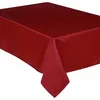 A red tablecloth draped over a table. Podgląd zdjęcia produktu