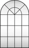 vidaXL Specchio da parete nero 60x100 cm Ferro curvo Anteprima dell’immagine prodotto 3