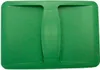 A top-down view of a green plastic lid with a handle. Produktbild-Vorschau