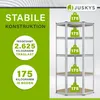 Juskys 3er Metall Regalsystem Basic - 1 Eckregal & 2 Produktbild-Vorschau 6