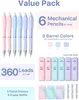 zestaw 6 SZTUK ołówków mechanicznych 0,7 mm z pastelowymi Podgląd zdjęcia produktu 6