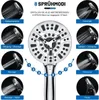 8-Loch Massage Duschkopf Set, Massierende Kopfbrause mit Produktbild-Vorschau 2