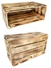 Lermowood Holzkisten 50 x 20 x 30cm Geflammte Dekokisten Produktbild-Vorschau 2