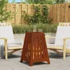 vidaXL Palenisko brązowe 50 x 50 x 70 cm Stal odporna na Podgląd zdjęcia produktu 2