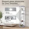 VR-Wohnideen sklenená skrinka v striebornej farbe Náhľad obrázku produktu 6