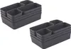 Gariella 2 x Schubladen Organizer 8-teilig Anthrazit Produktbild-Vorschau 1