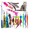 14-teiliges Katzenspielzeug Set, Interaktiver Federangel, Produktbild-Vorschau 1