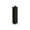 Battiscopa angolare Naber, H 100 mm, nero opaco 4041219 Anteprima dell’immagine prodotto 1