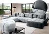 Vigo Velvet Monolith Ecksofa in U-Form 382 cm x 190 cm -  Produktbild-Vorschau 2