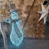 DECOLED Svítící sněhulák 107cm, ledově bílý Náhled obrázku produktu 3