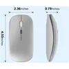 Kabellose Maus Batterieanzeige Bluetooth Funk LED Aufladbar Produktbild-Vorschau 4