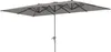 A dark gray rectangular patio umbrella is shown against a white background. Náhľad obrázku produktu