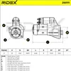 RIDEX 2S0111 Starter Anlasser 2,0kW für NISSAN Patrol GR V Produktbild-Vorschau 6