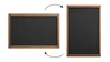 Lavagna nera da gesso in cornice di legno 90x60 cm Anteprima dell’immagine prodotto 6