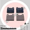 Zimmermann Bremsbeläge hinten für Volvo 740 760 850 940 Produktbild-Vorschau 3