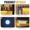 165 cm vysoká vitrína s LED osvetlením a 4-úrovňová vitrína Náhľad obrázku produktu 5