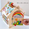 Vemkel dřevěná hračka Bizybord "House" Náhled obrázku produktu 3