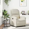 vidaXL Fauteuil relax Crème Similicuir Voir les images du produit 9