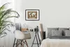 MuchoWow® MuchoWow® Gerahmtes Poster Weltkarte - Tiere - Produktbild-Vorschau 7