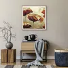 Gerahmtes Poster - Rahmen in heller Eiche - Mohn Blume Produktbild-Vorschau 7
