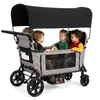 Flieks Bollerwagen faltbar mit Dach, Handwagen mit Produktbild-Vorschau 1