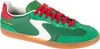 A single green sneaker with red laces and white accents is shown against a white background. Produktbild-Vorschau